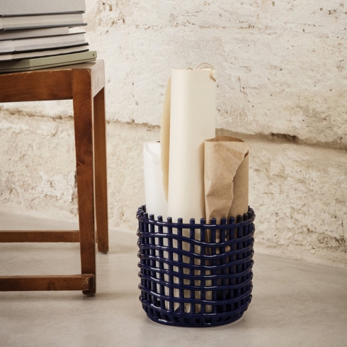 No Ordinary Basket A ceramic woven basket from Canadian brand Casson