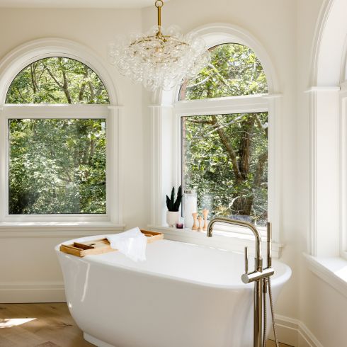 Arches, Arches Bathroom with arched windows