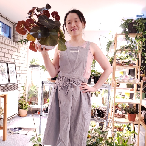PLANTiful Minds Eloise of PLANTiful Minds holding a rare plant